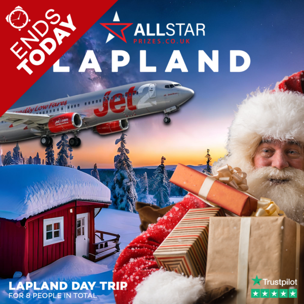 Lapland Day Trip For 8 People All Star Prizes