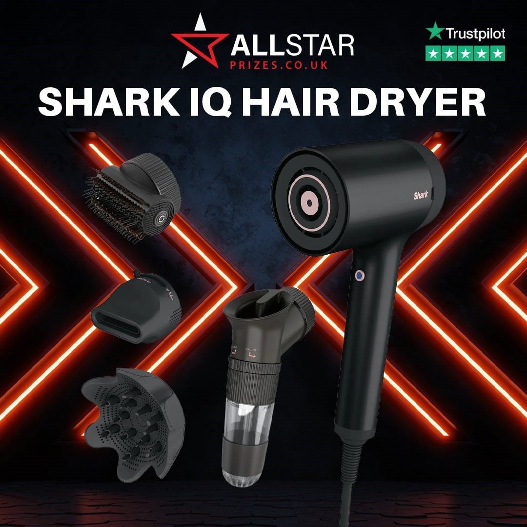 Shark STYLE iQ Ionic Hair Dryer & Styler HD120UK