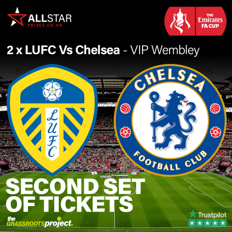 Leeds United v Chelsea - 2 x VIP F.A Cup Tickets - SECOND SET - All ...