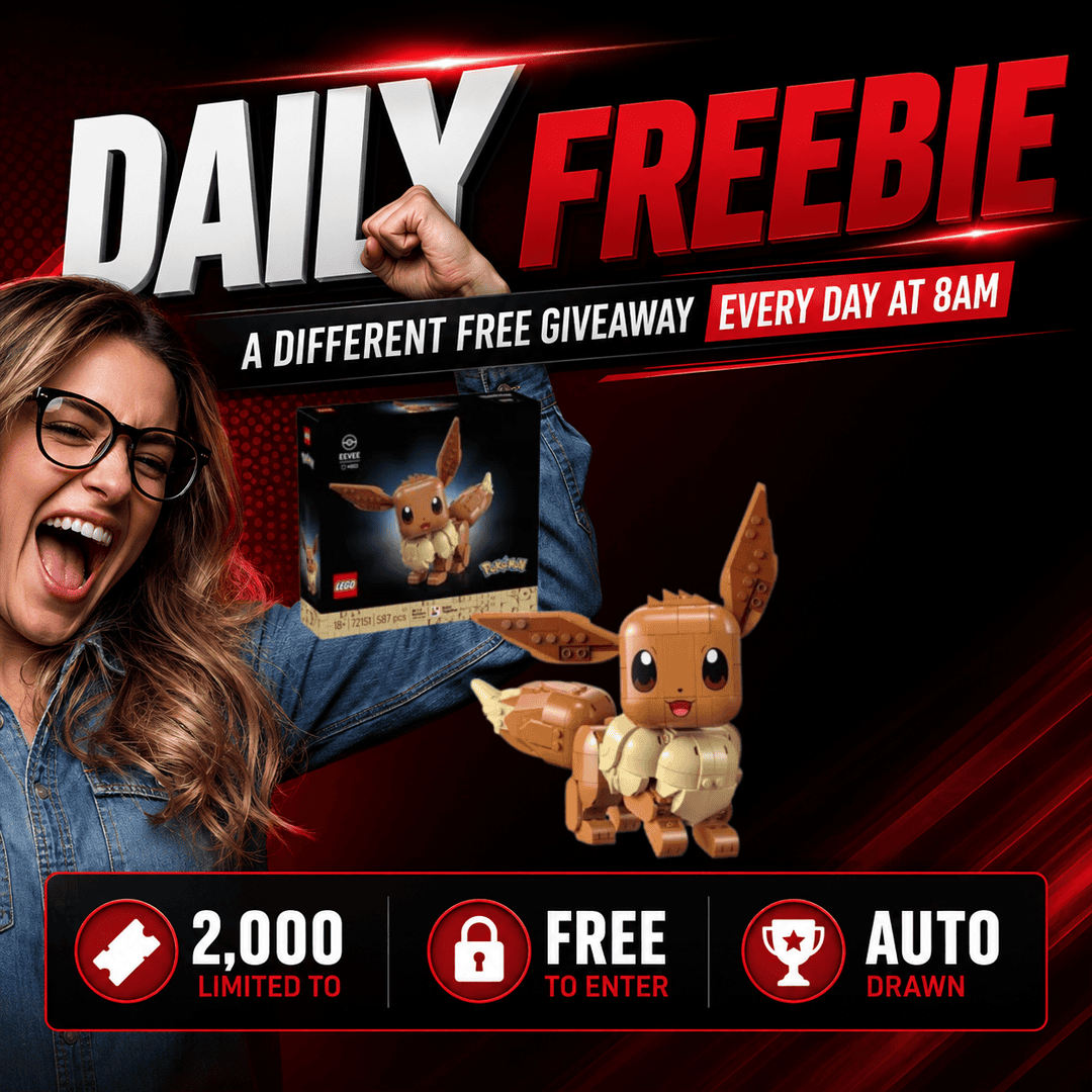 🎁 DAILY FREEBIE – LEGO Pokémon Eevee Building Set🎁
