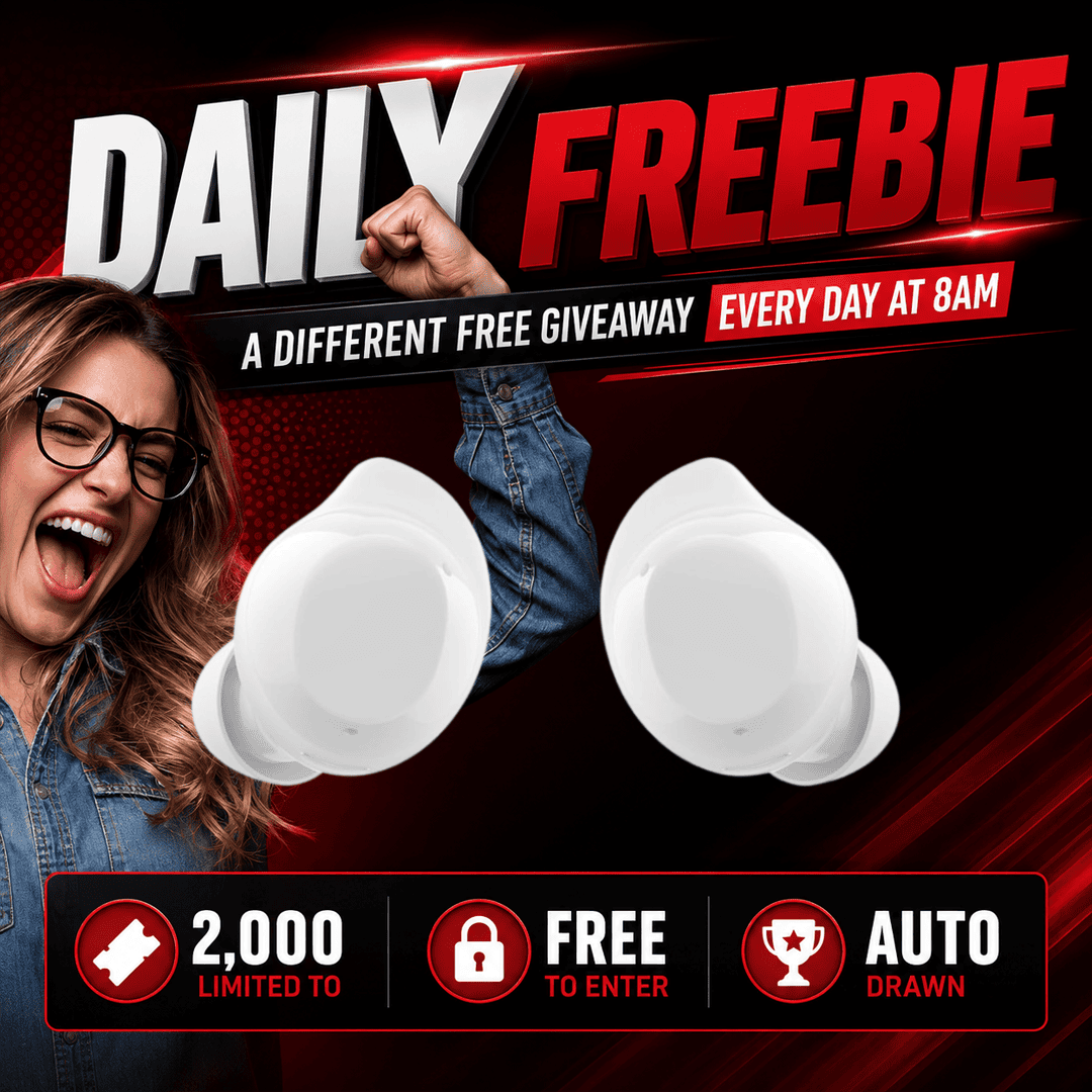🎁 DAILY FREEBIE – Samsung Galaxy Wireless Earbuds🎁